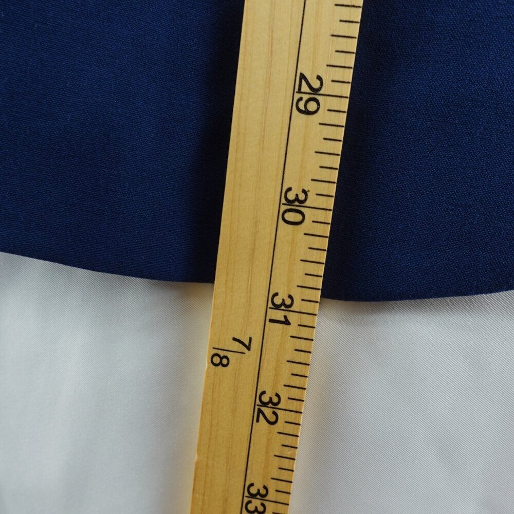 Men's NAUTICA Modern Fit Bi Stretch Suit Blazer Jacket in Solid Blue size 44R - Picture 9 of 11